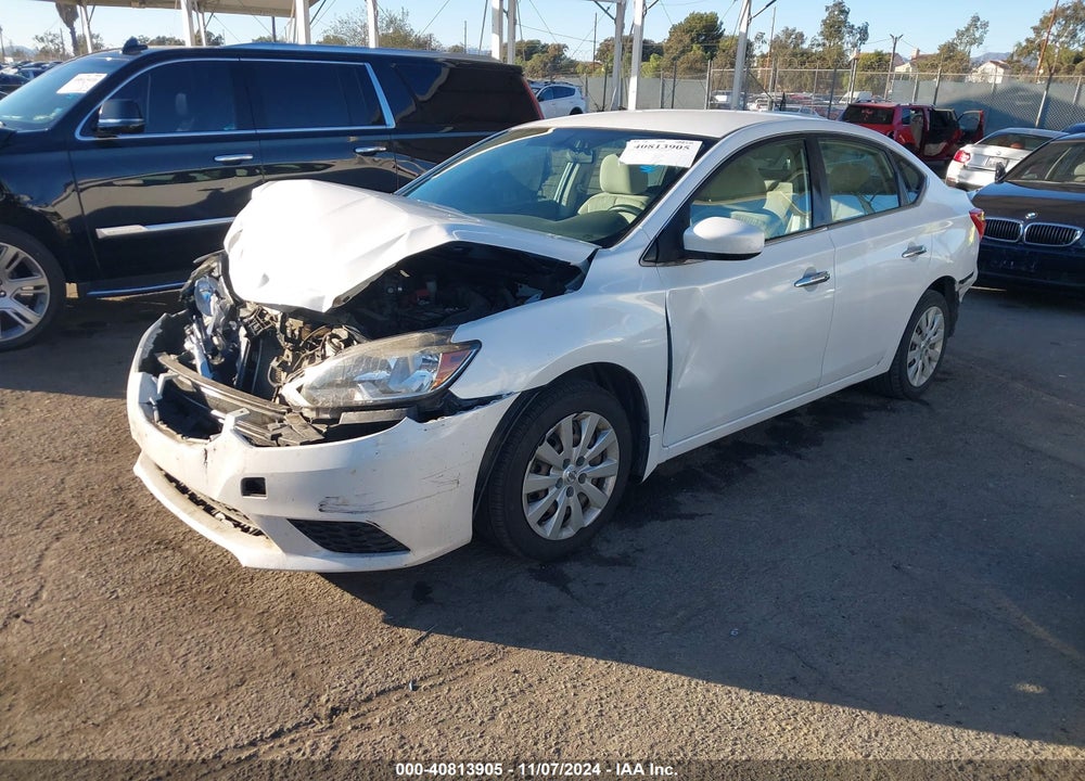2016 NISSAN SENTRA SV VIN: 3N1AB7AP5GY318136