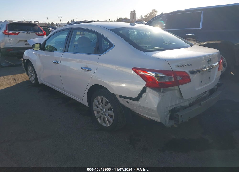 2016 NISSAN SENTRA SV VIN: 3N1AB7AP5GY318136
