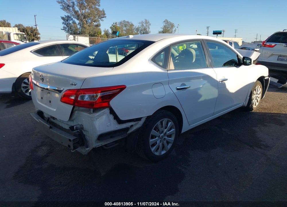 2016 NISSAN SENTRA SV VIN: 3N1AB7AP5GY318136