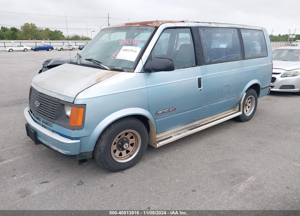 1991 CHEVROLET ASTRO VIN: 1GNDM19Z8MB129389
