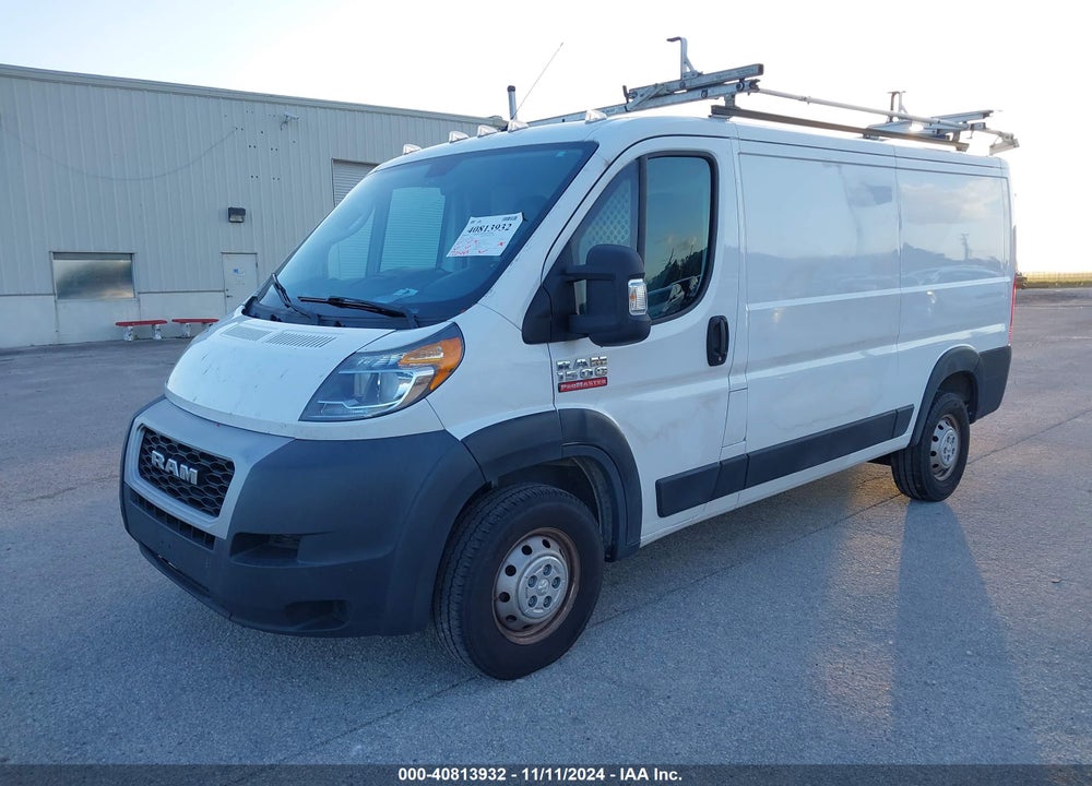 2019 RAM PROMASTER 1500 LOW ROOF 136 WB VIN: 3C6TRVAG0KE540669