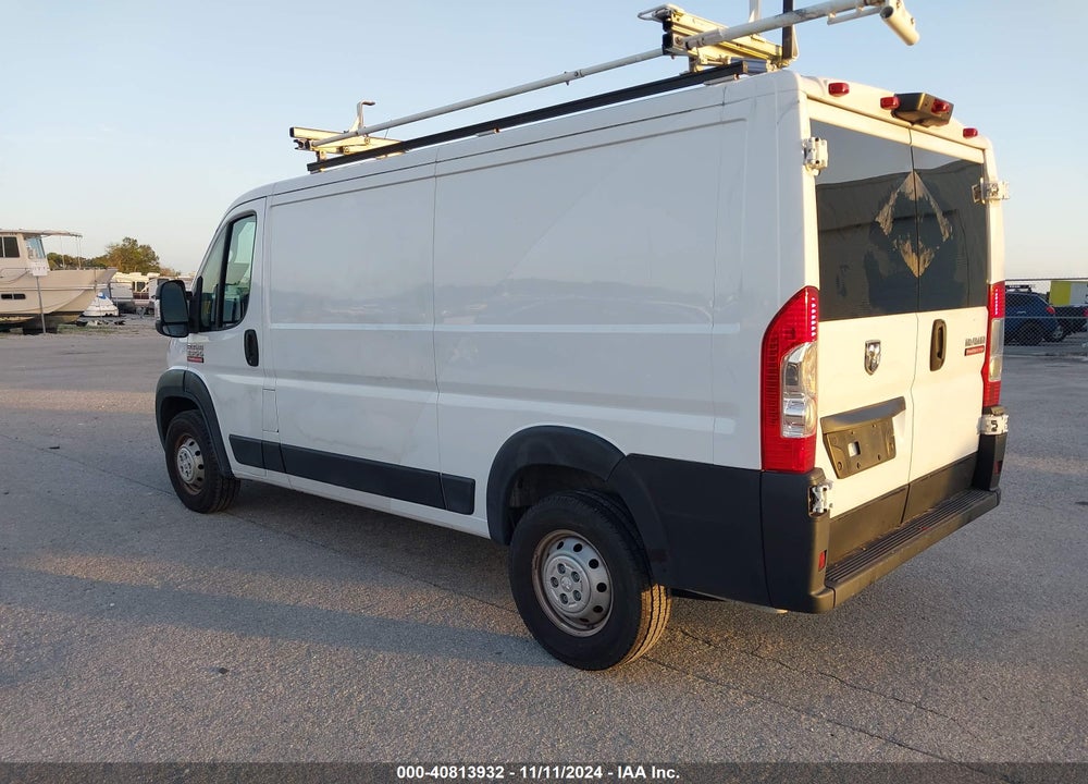 2019 RAM PROMASTER 1500 LOW ROOF 136 WB VIN: 3C6TRVAG0KE540669