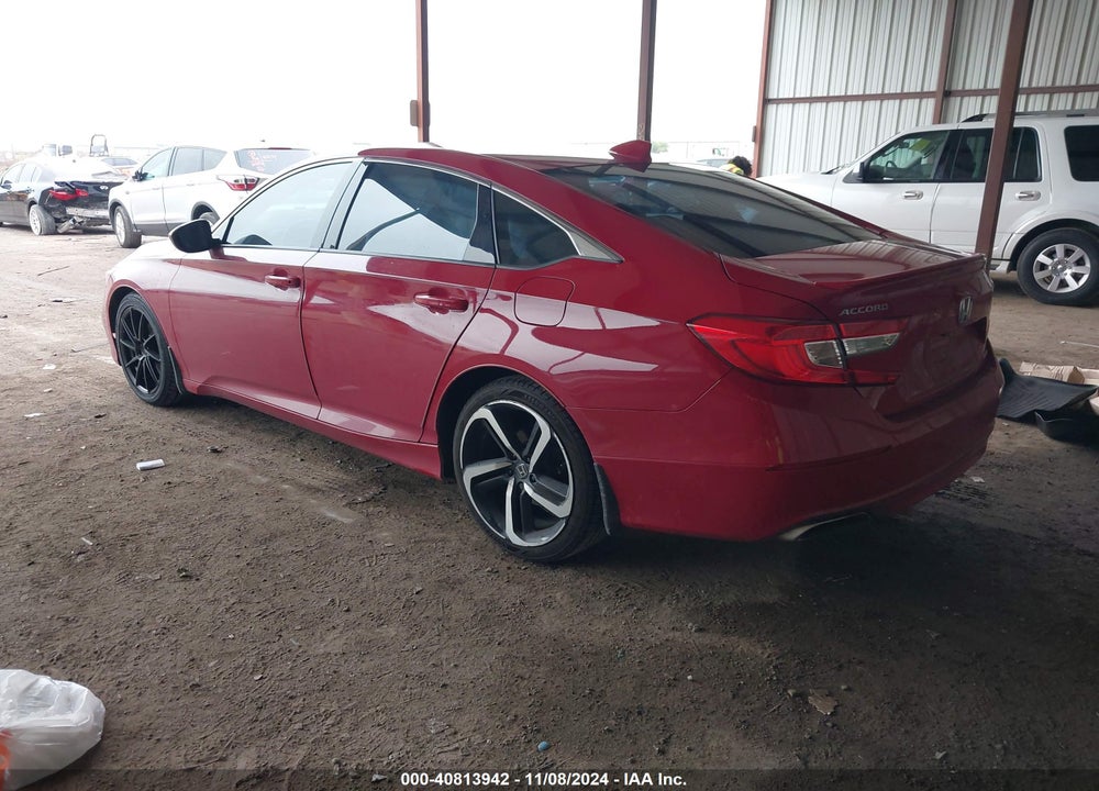 2018 HONDA ACCORD SPORT VIN: 1HGCV1F30JA260823