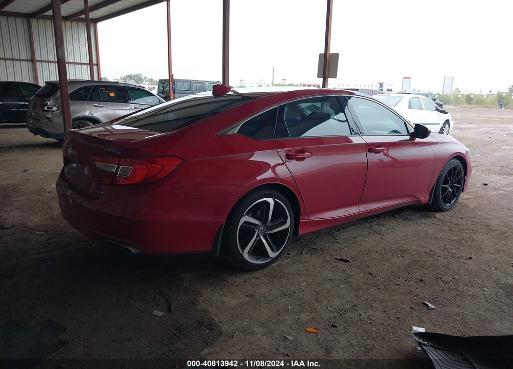 2018 HONDA ACCORD SPORT VIN: 1HGCV1F30JA260823