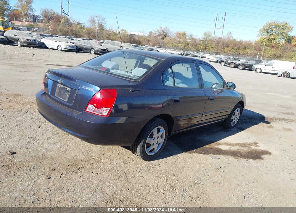 2004 HYUNDAI ELANTRA GLS/GT VIN: KMHDN46D34U895398