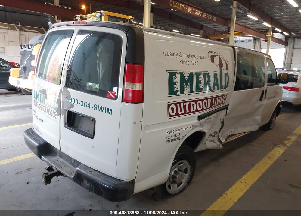 2010 CHEVROLET EXPRESS 2500 WORK VAN VIN: 1GCZGGAA3A1173512