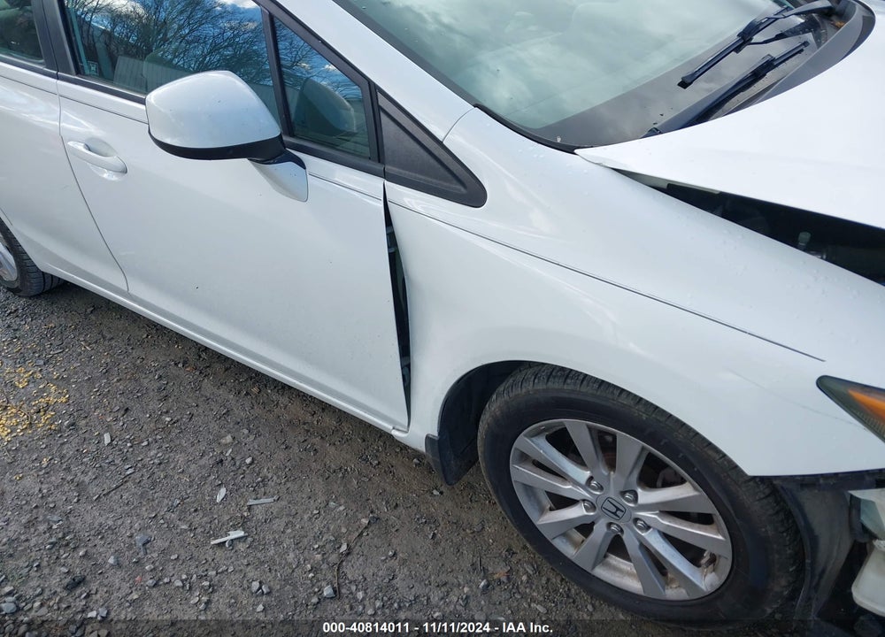 2012 HONDA CIVIC EX VIN: 19XFB2F89CE075529
