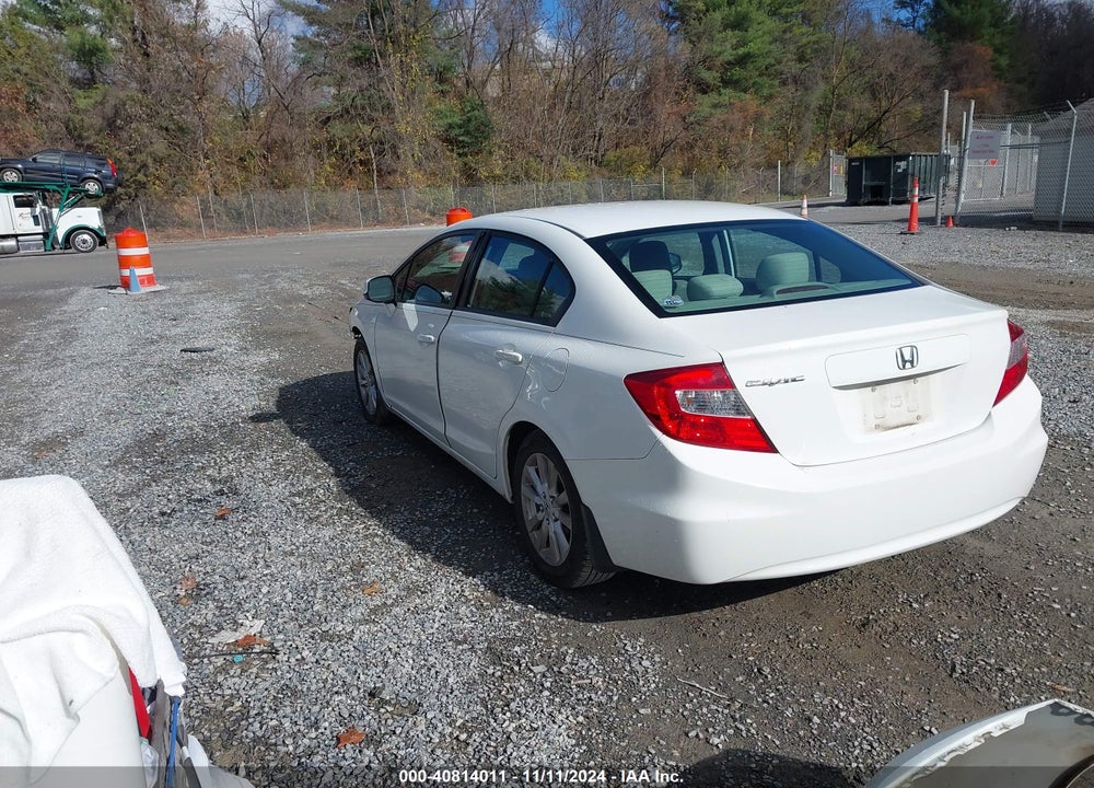 2012 HONDA CIVIC EX VIN: 19XFB2F89CE075529