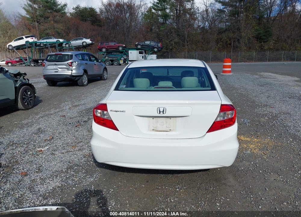 2012 HONDA CIVIC EX VIN: 19XFB2F89CE075529