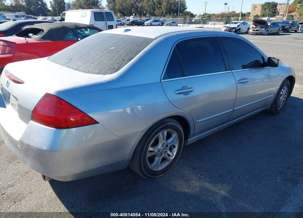 2007 HONDA ACCORD 2.4 EX VIN: 1HGCM56847A060316