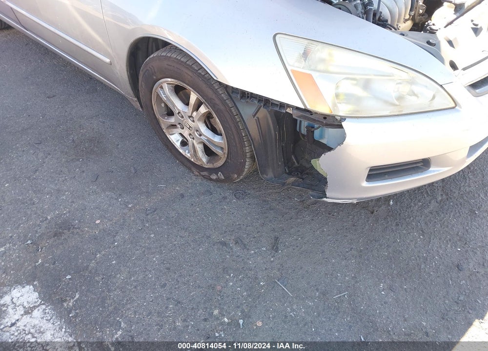 2007 HONDA ACCORD 2.4 EX VIN: 1HGCM56847A060316