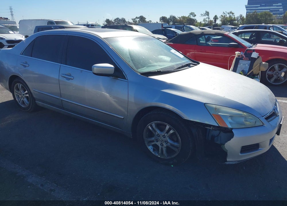 2007 HONDA ACCORD 2.4 EX VIN: 1HGCM56847A060316