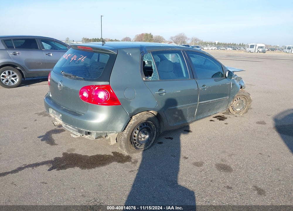 2007 VOLKSWAGEN RABBIT 4-DOOR VIN: WVWDR71K97W264177