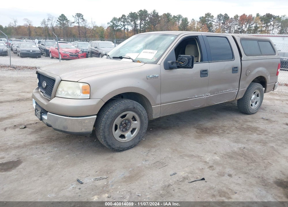 2005 FORD F-150 LARIAT/XLT VIN: 1FTPW12595KE78764