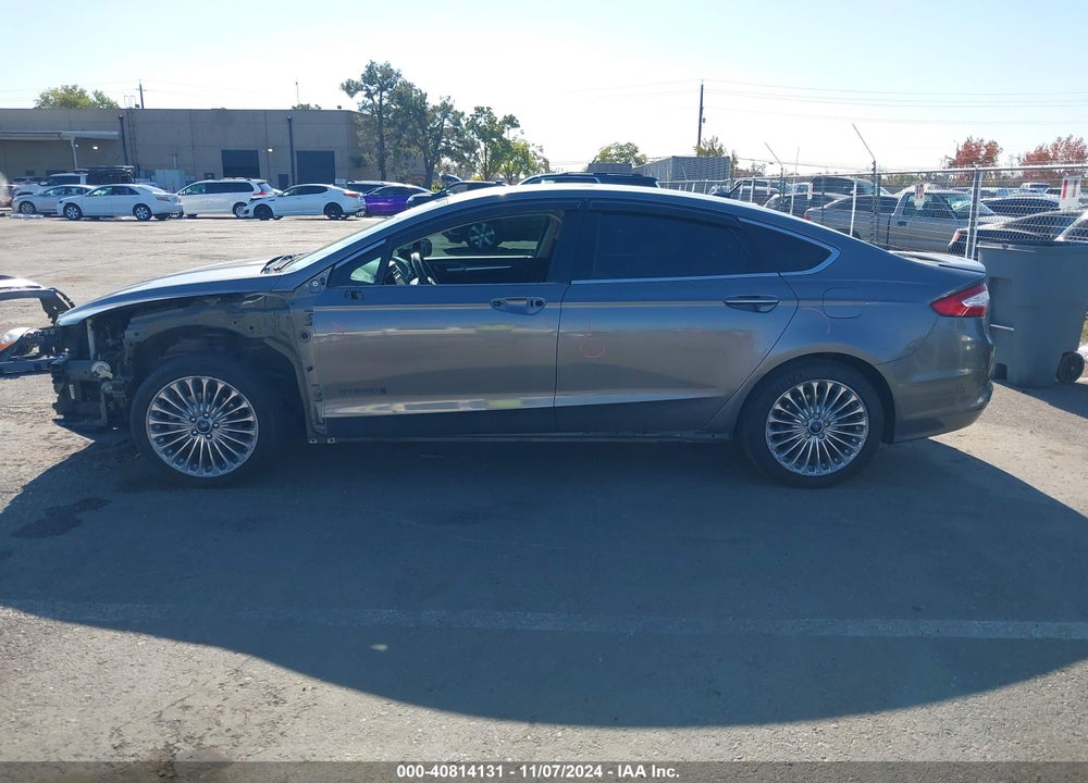 2014 FORD FUSION HYBRID TITANIUM VIN: 3FA6P0RU4ER241729
