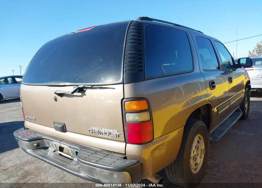 2004 CHEVROLET TAHOE LS VIN: 1GNEC13V34J294494