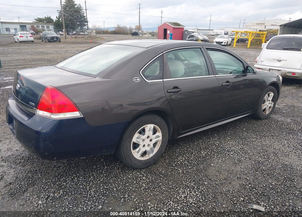2009 CHEVROLET IMPALA LS VIN: 2G1WB57K691176327