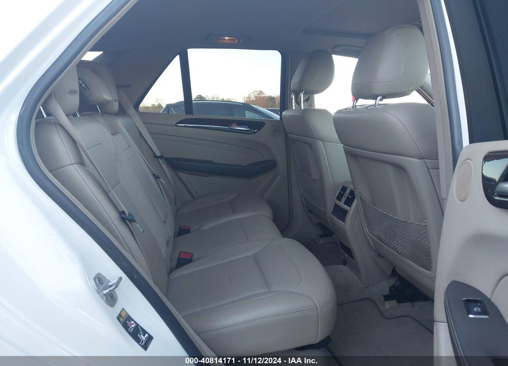 2015 MERCEDES-BENZ ML 350 4MATIC VIN: 4JGDA5HB5FA445446