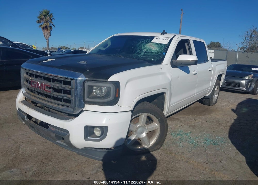 2015 GMC SIERRA 1500 SLE VIN: 3GTP1UEC6FG102204