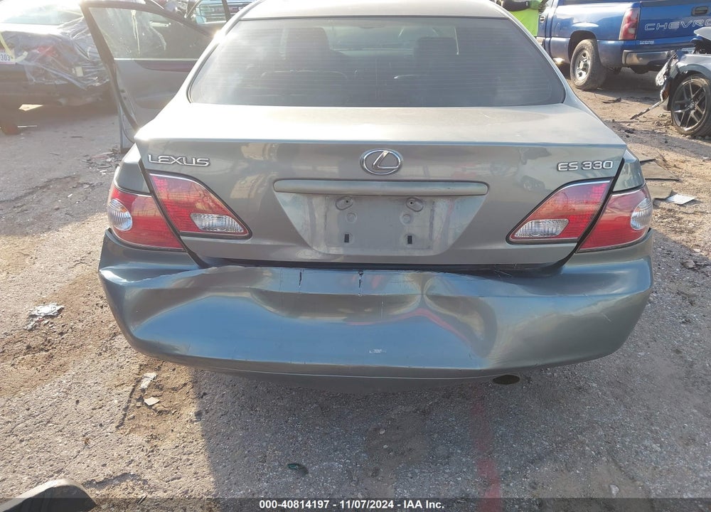 2004 LEXUS ES 330 BASE (A5) VIN: JTHBA30G740014292