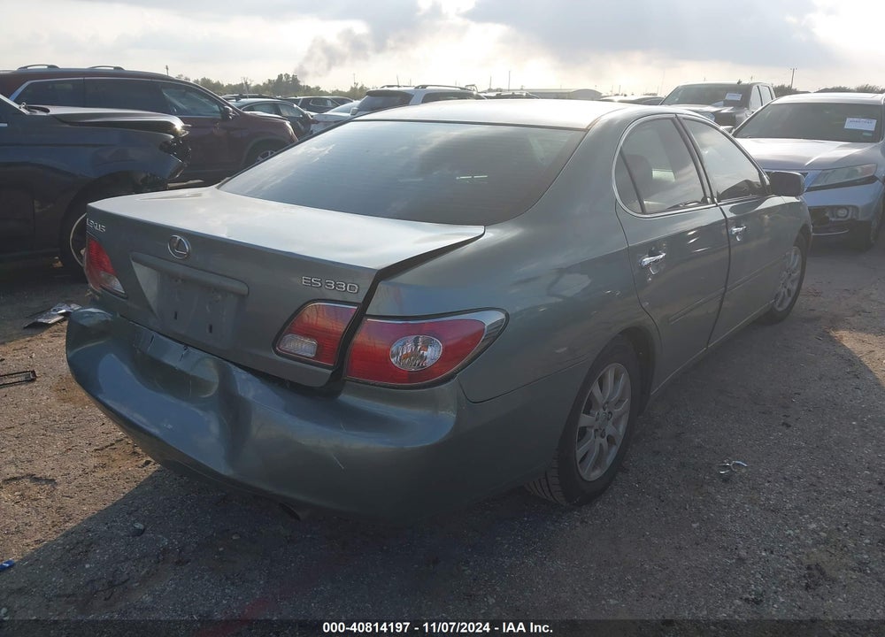 2004 LEXUS ES 330 BASE (A5) VIN: JTHBA30G740014292