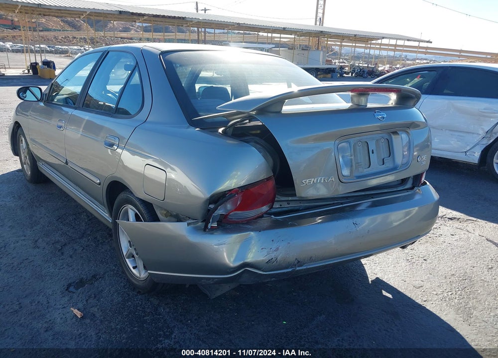 2001 NISSAN SENTRA SE- VIN: 3N1BB51D01L125928
