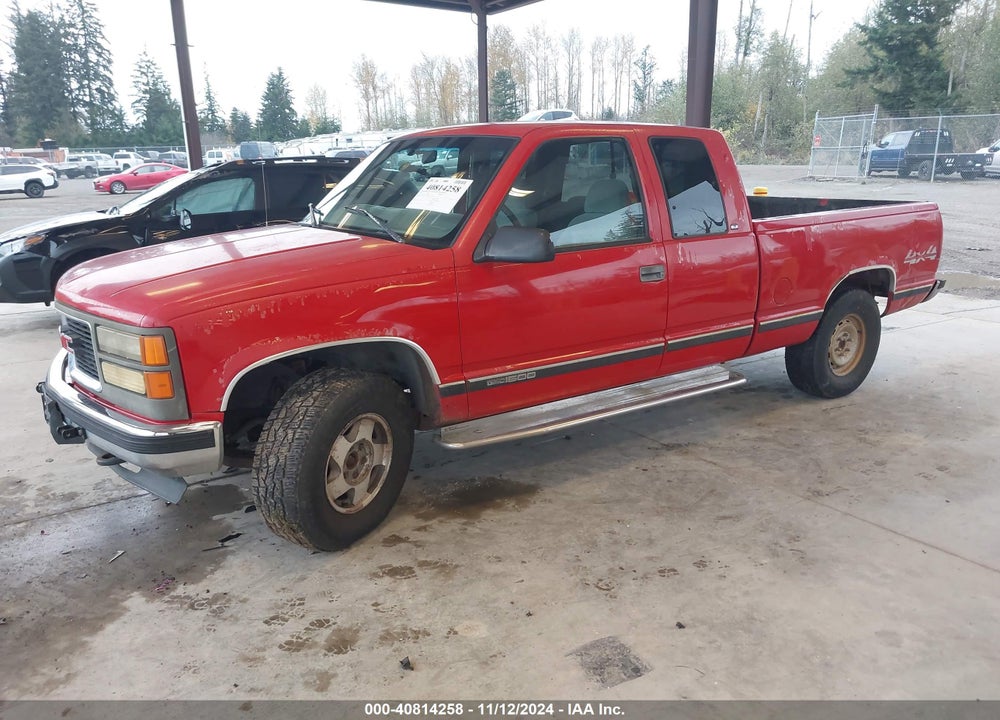 1997 GMC SIERRA 1500 SL WIDESIDE VIN: 2GTEK19R5V1558297