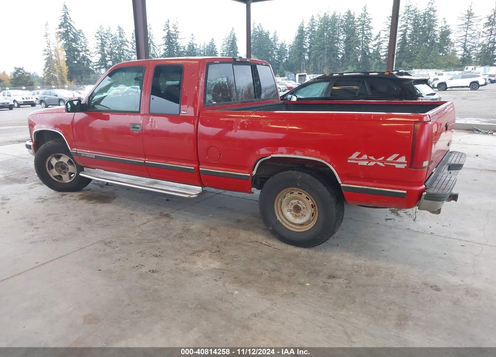 1997 GMC SIERRA 1500 SL WIDESIDE VIN: 2GTEK19R5V1558297