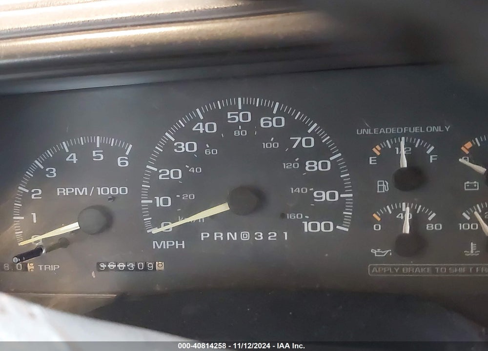 1997 GMC SIERRA 1500 SL WIDESIDE VIN: 2GTEK19R5V1558297