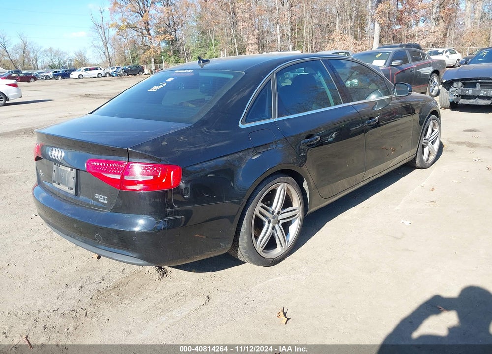 2013 AUDI A4 2.0T PREMIUM VIN: WAUHFAFL1DA192180