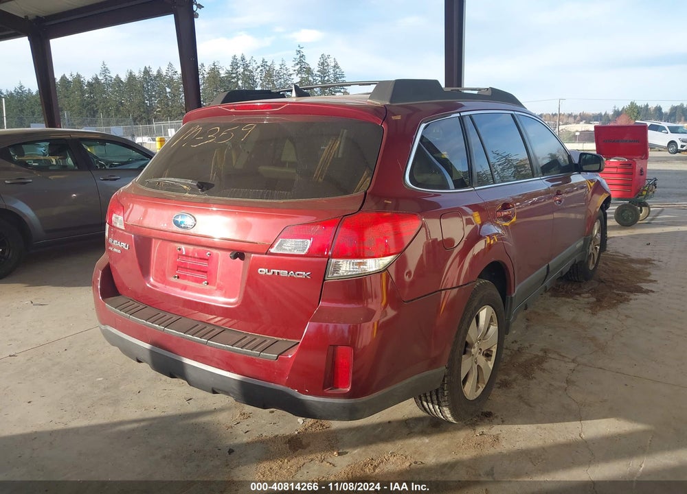 2011 SUBARU OUTBACK 2.5I LIMITED VIN: 4S4BRCJC6B3377650