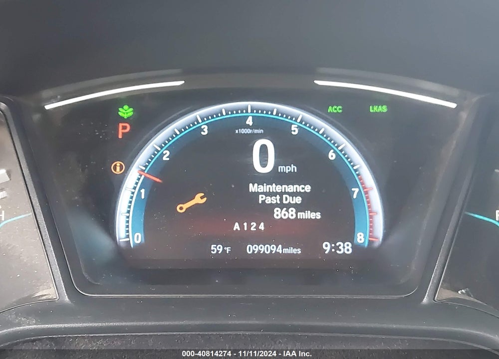 2020 HONDA CIVIC LX VIN: 19XFC2F63LE014429