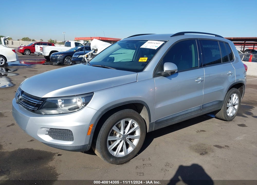 2018 VOLKSWAGEN TIGUAN LIMITED 2.0T VIN: WVGAV7AX4JK001373