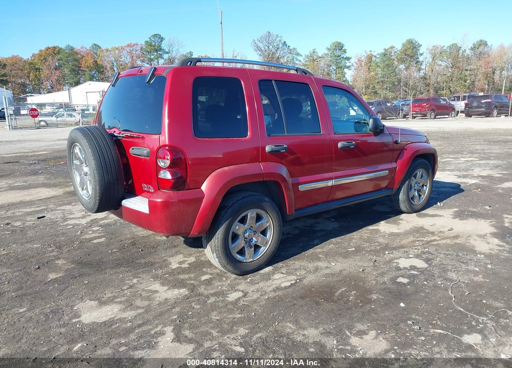 2006 JEEP LIBERTY LIMITED EDITION VIN: 1J8GL58K96W177914