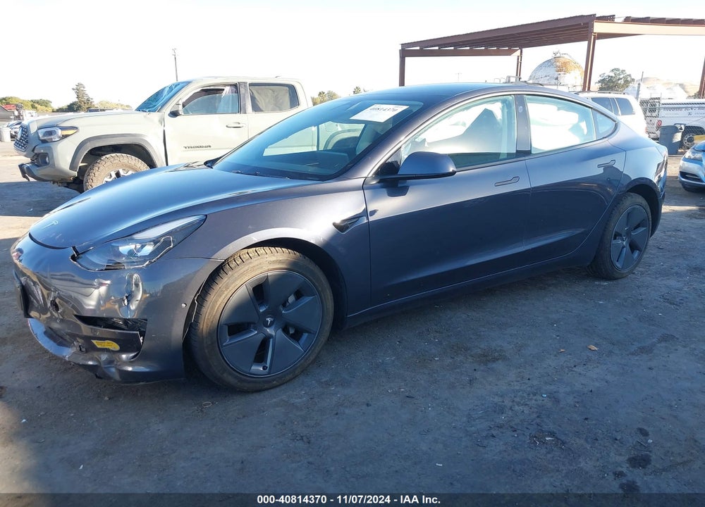 2022 TESLA MODEL 3 LONG RANGE DUAL MOTOR ALL-WHEEL DRIVE VIN: 5YJ3E1EBXNF170518
