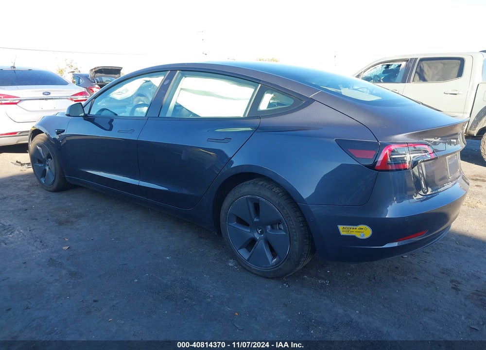2022 TESLA MODEL 3 LONG RANGE DUAL MOTOR ALL-WHEEL DRIVE VIN: 5YJ3E1EBXNF170518