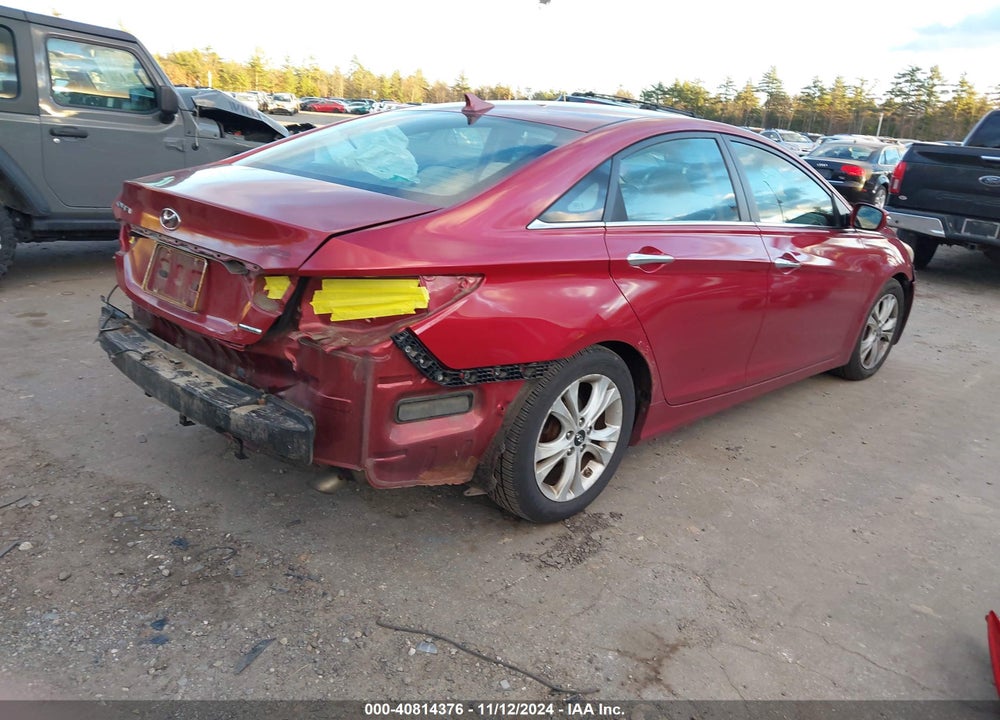 2011 HYUNDAI SONATA LIMITED VIN: 5NPEC4AC7BH148665