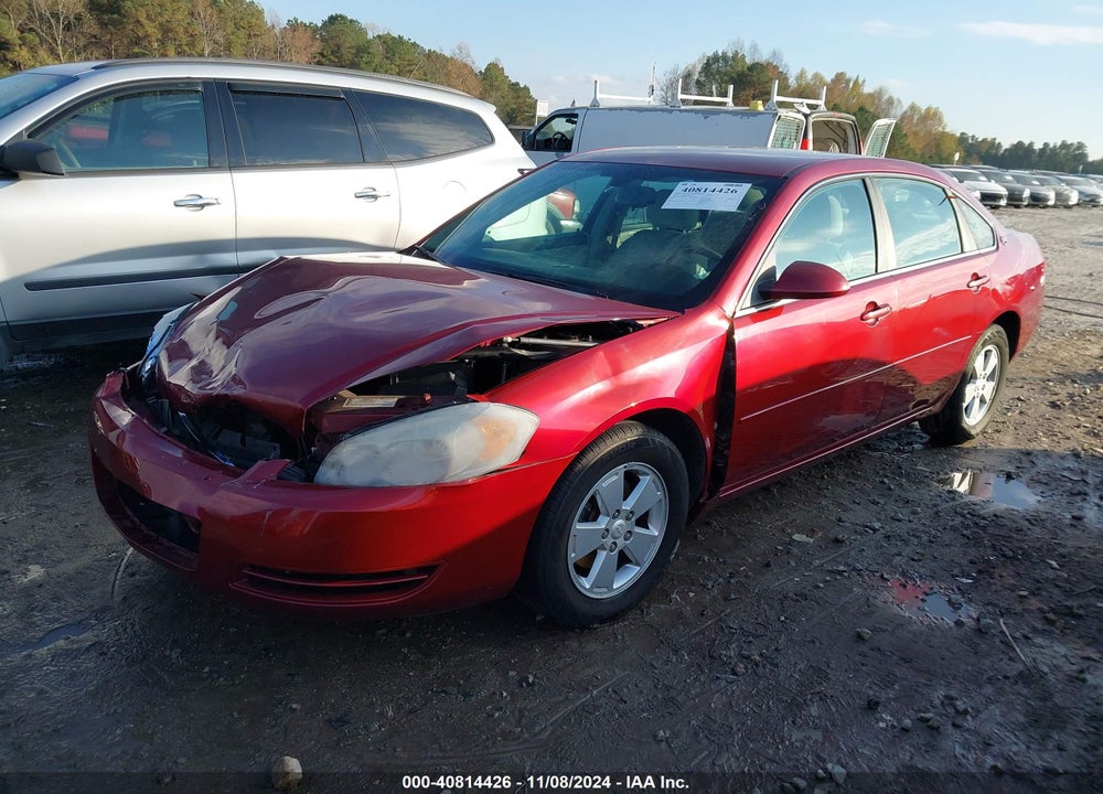 2008 CHEVROLET IMPALA LT VIN: 2G1WT58K581377579