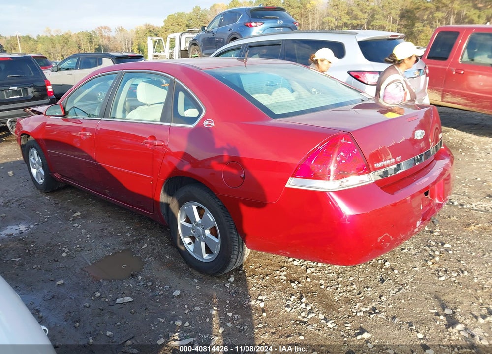 2008 CHEVROLET IMPALA LT VIN: 2G1WT58K581377579