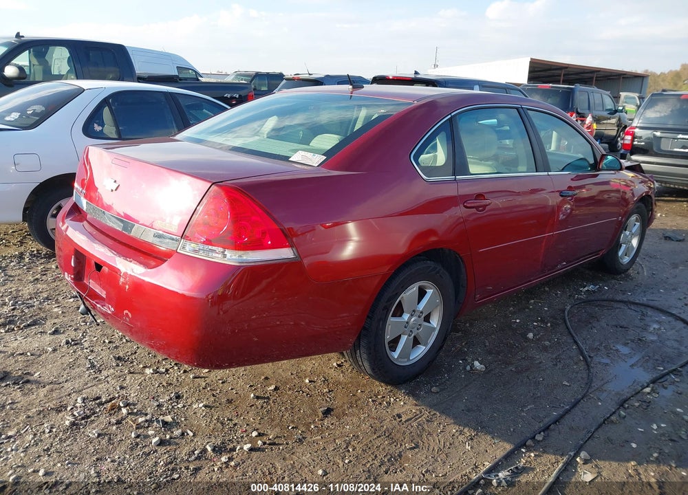 2008 CHEVROLET IMPALA LT VIN: 2G1WT58K581377579