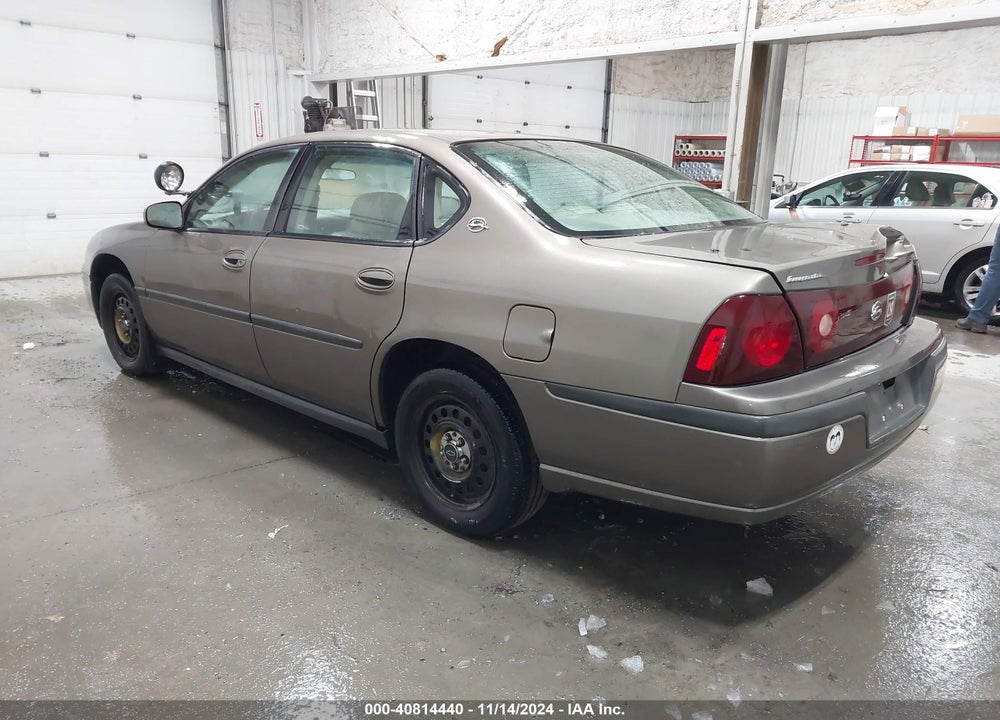 2003 CHEVROLET IMPALA POLICE VIN: 2G1WF55K139399858