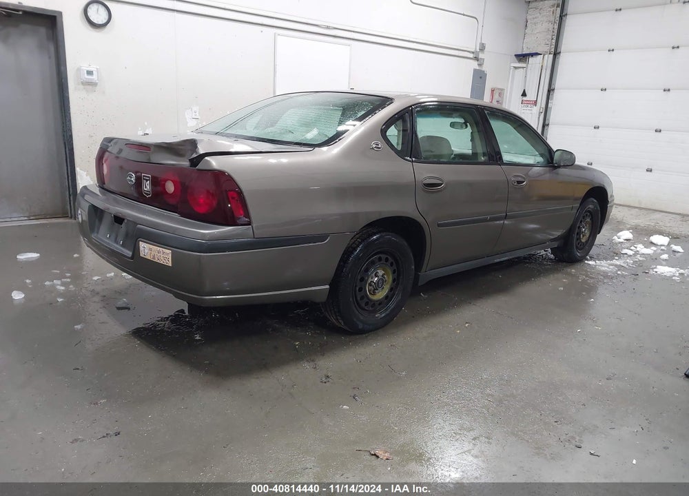 2003 CHEVROLET IMPALA POLICE VIN: 2G1WF55K139399858