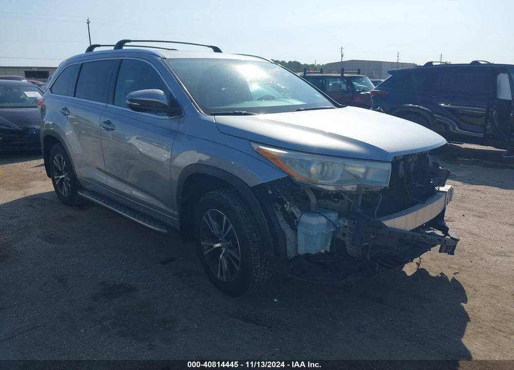 2016 TOYOTA HIGHLANDER XLE V6 VIN: 5TDKKRFHXGS142982