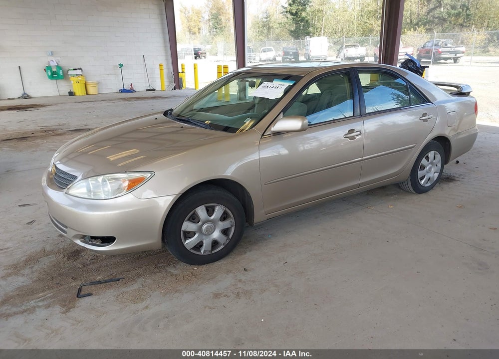 2002 TOYOTA CAMRY LE VIN: JTDBE32KX20126184