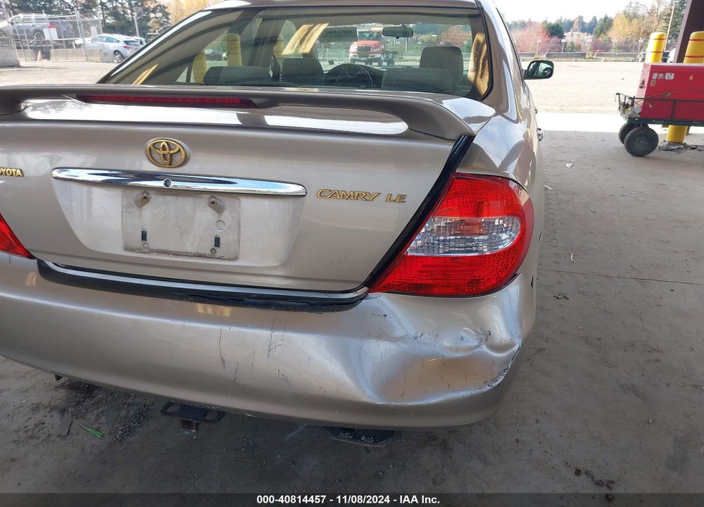 2002 TOYOTA CAMRY LE VIN: JTDBE32KX20126184