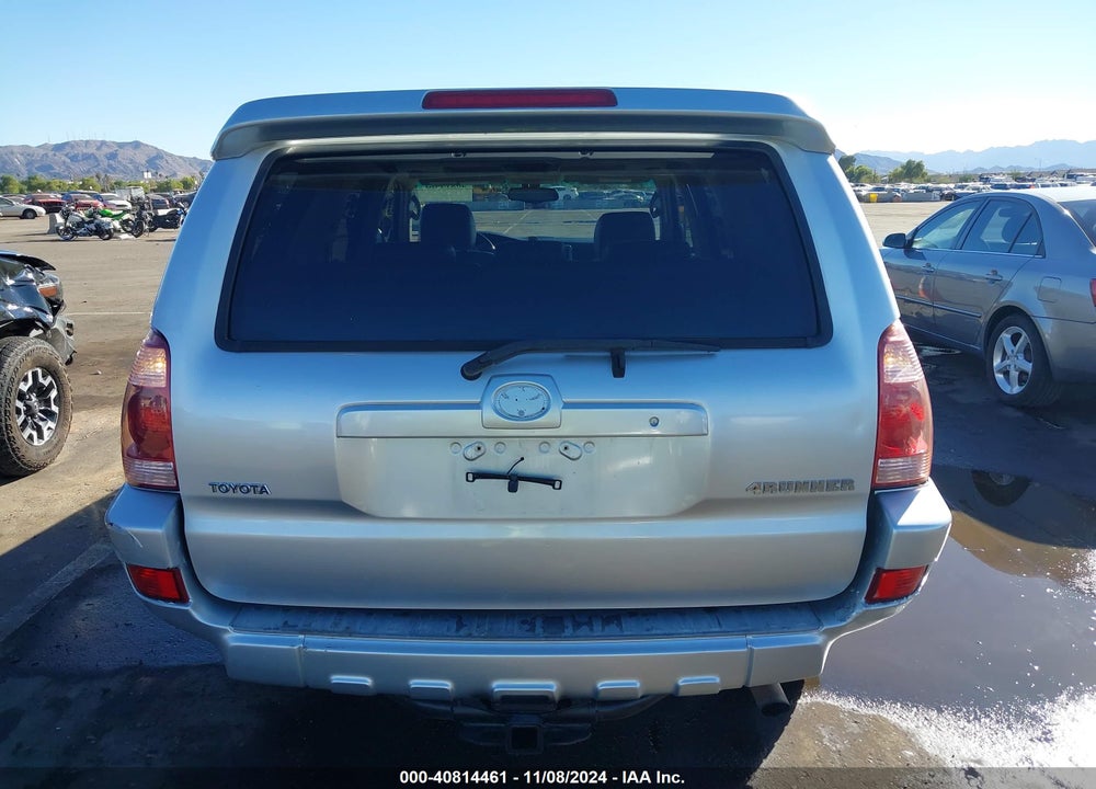 2003 TOYOTA 4RUNNER LIMITED V8 VIN: JTEBT17R730024368