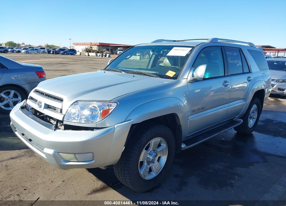 2003 TOYOTA 4RUNNER LIMITED V8 VIN: JTEBT17R730024368