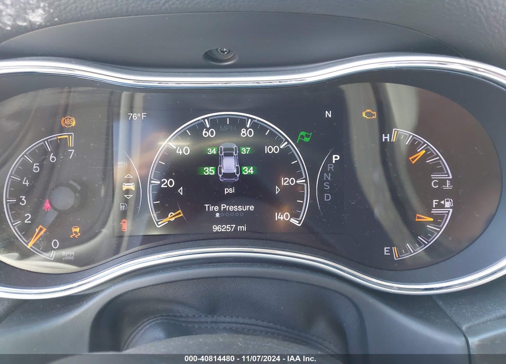 2015 JEEP GRAND CHEROKEE ALTITUDE VIN: 1C4RJFAG7FC141349