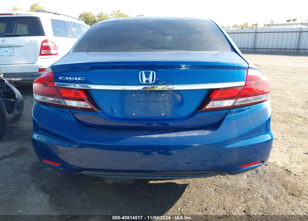 2014 HONDA CIVIC LX VIN: 19XFB2F58EE222853