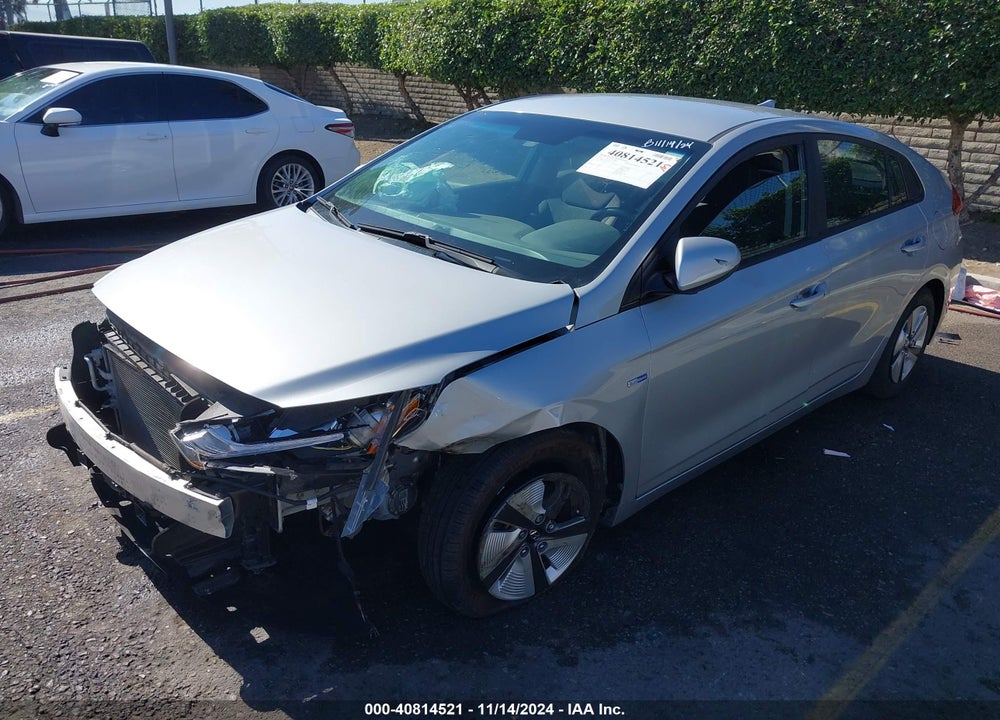 2019 HYUNDAI IONIQ HYBRID BLUE VIN: KMHC65LCXKU167438